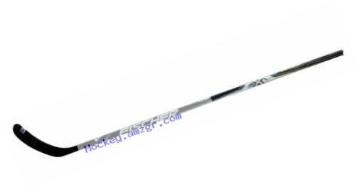 Fischer Hockey Senior SX1 Grip Composite Stick, 90 Flex, 61-Inch, Black with White, Left, P11