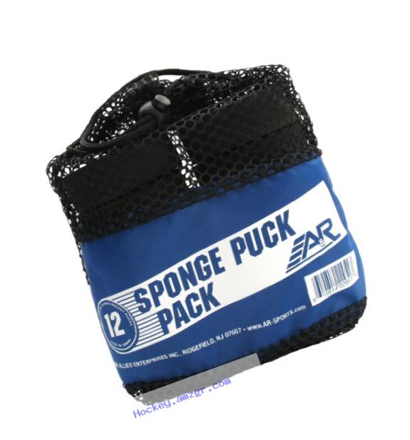 A&R Sports Sponge Puck (Pack of 12)