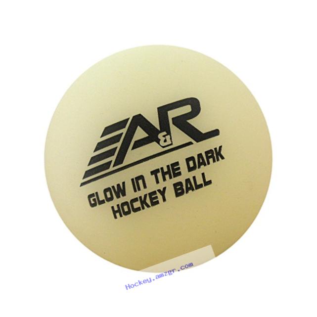A & R Glow in the Dark Street Hockey Ball