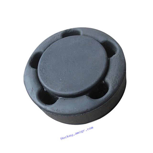 A&R Sports Hockey Puck with Foam Bumpers, Black